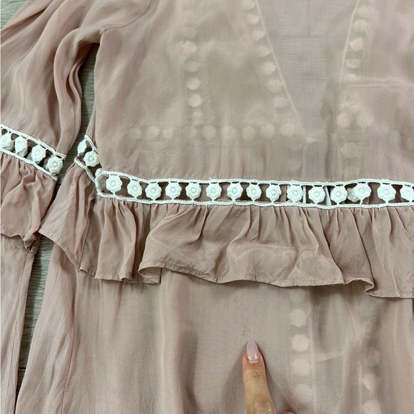 For Love & Lemons Emmy Swim Cover Tunic Robe - Picture 12 of 15